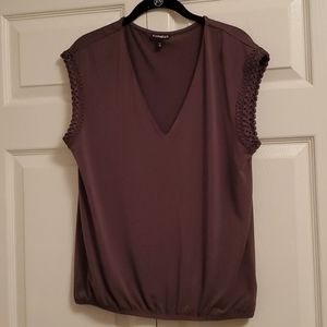 Brown blouse from express